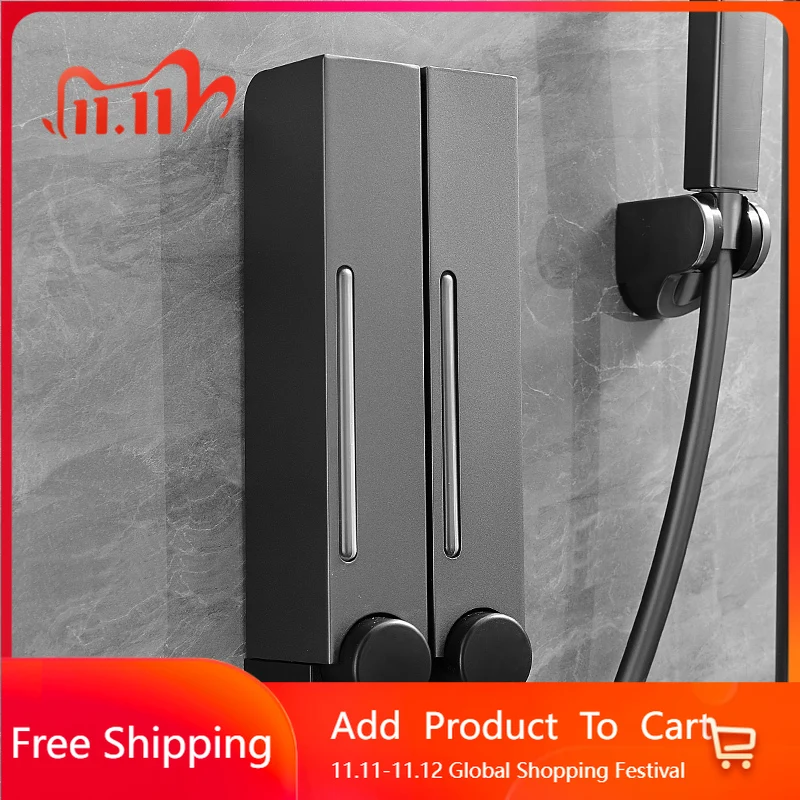 

Bathroom Nordic Liquid Soap Dispensers Natural Luxury Unique Grey Liquid Soap Dispensers Shower Kitchen Chuveiro Home Fixture