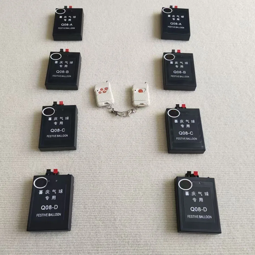 

8 Channel wireless remote control balloons kit for exploding blaster balloon machine stage party wedding birthday decorations