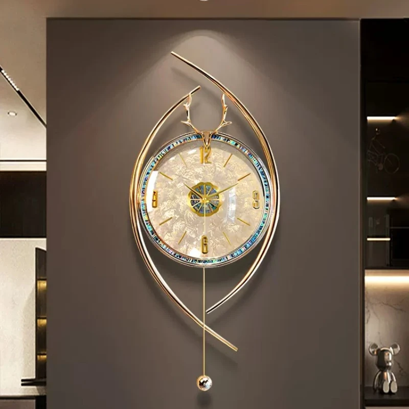 Minimalist Design Wall Watch Aesthetic Xenomorph Fashion Nordic Wall Watch Luxury Living Room Reloj Pared Ornaments Home Decor