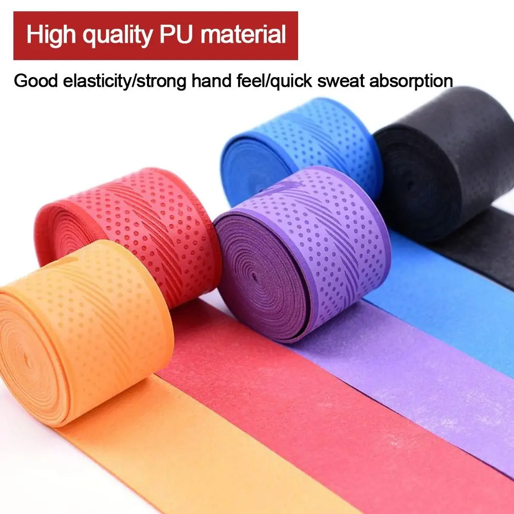 

Gradient Colorful Fishing Rod Sweatband Badminton Racket Grip Tape Tennis Overgrip Thickened Anti Slip Fishing Rod Belt