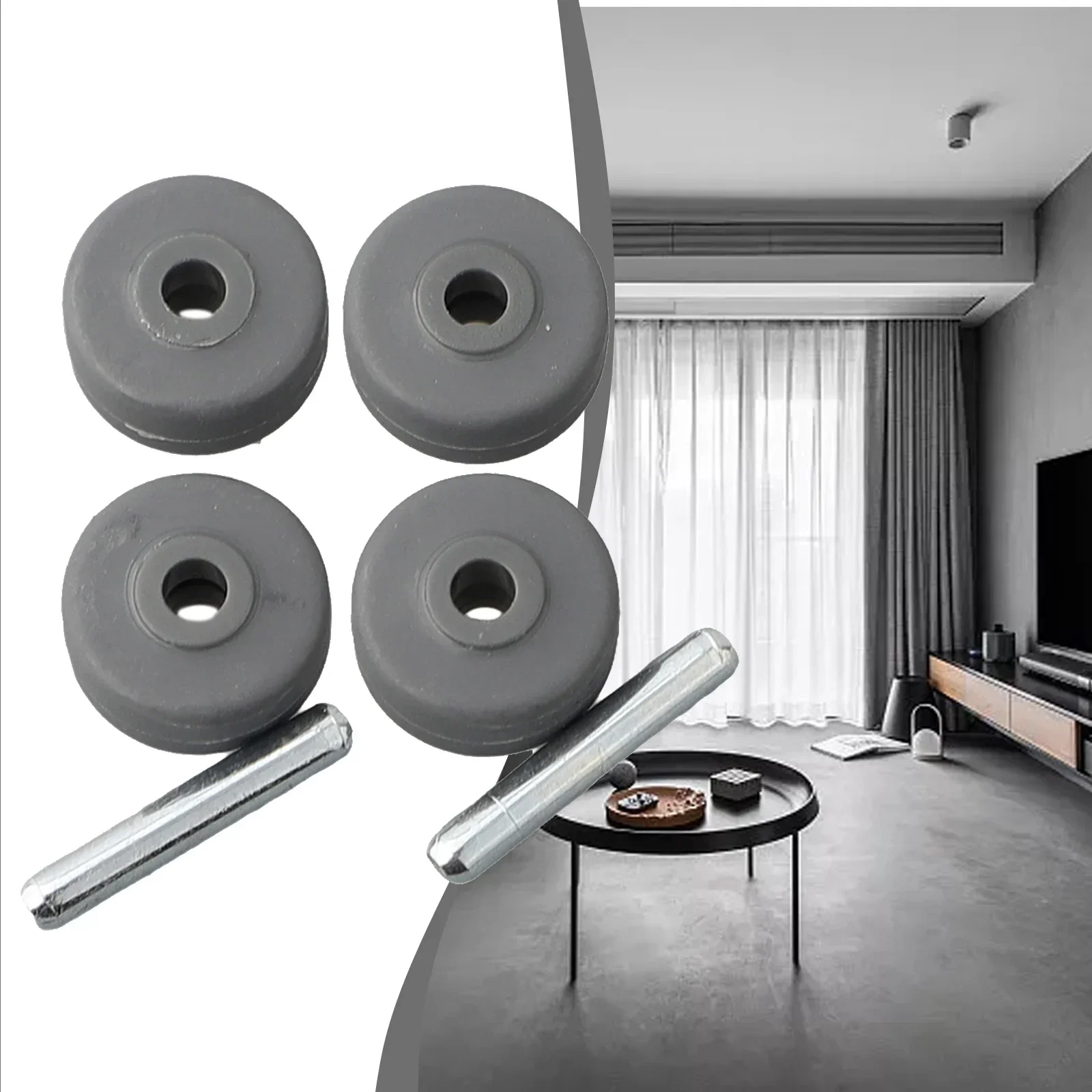 Achieve Optimal Cleaning Performance With This Replacement Kit For Shark NV351 Vacuum Cleaner 4 Front Wheels + 2 Axis