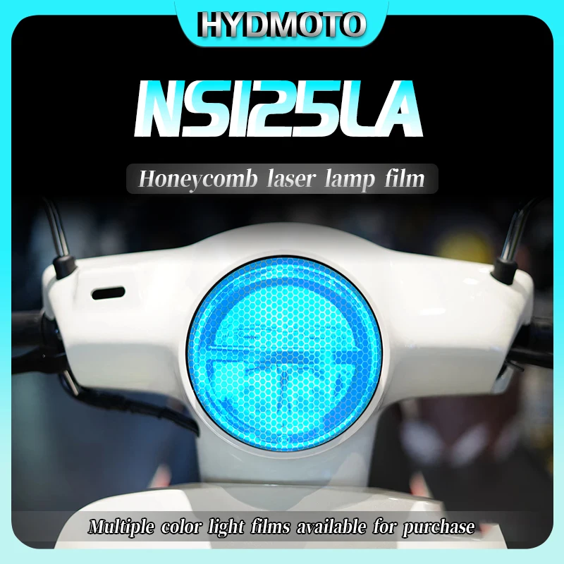 Película de luz láser de panal de abeja para Honda NS125LA, película de luz trasera, película transparente, pegatina para coche, accesorios para motocicleta