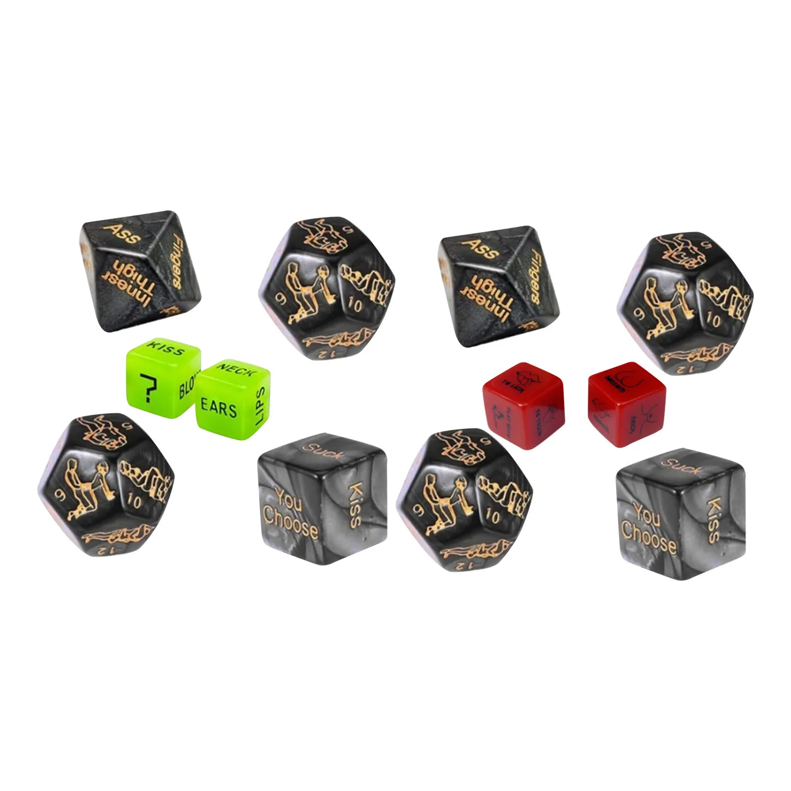 

6pc Night Dice Board Party Favors, Fun Night Date Decisions, Date Ideas, Couple Valentine's Day Gifts For Boyfriend Girlfriend