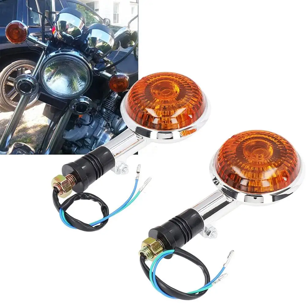 2pcs Motorcycle Rear Turn Signal Indication Light Replacement Parts Compatible For V-STAR1100 XV250 XVZ1300