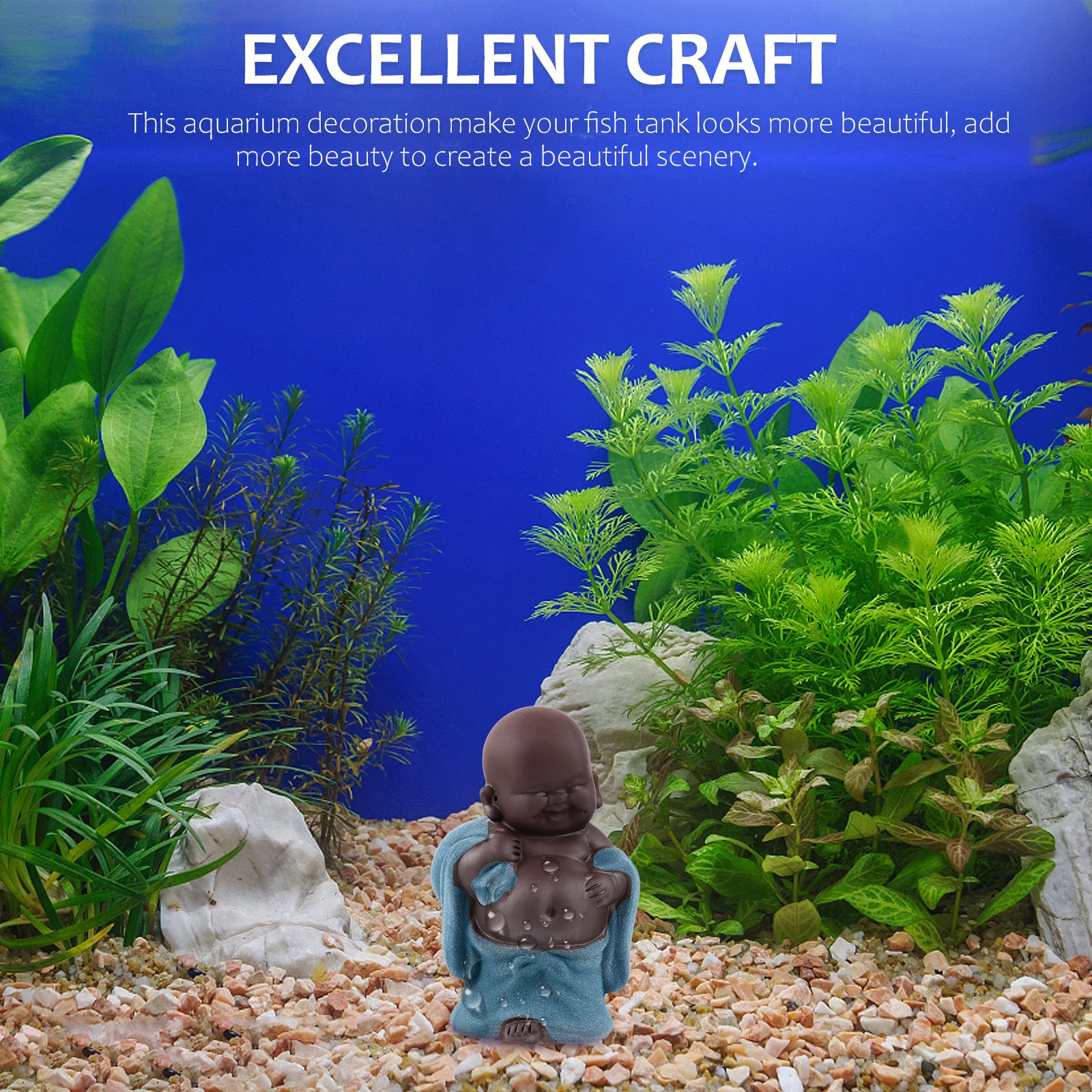 

4Pcs Smiling Maitreya Buddha Meditation Ornament Home Desk Decoration Long-Lasting Vivid Appearance Gift Idea Buddha Decoration