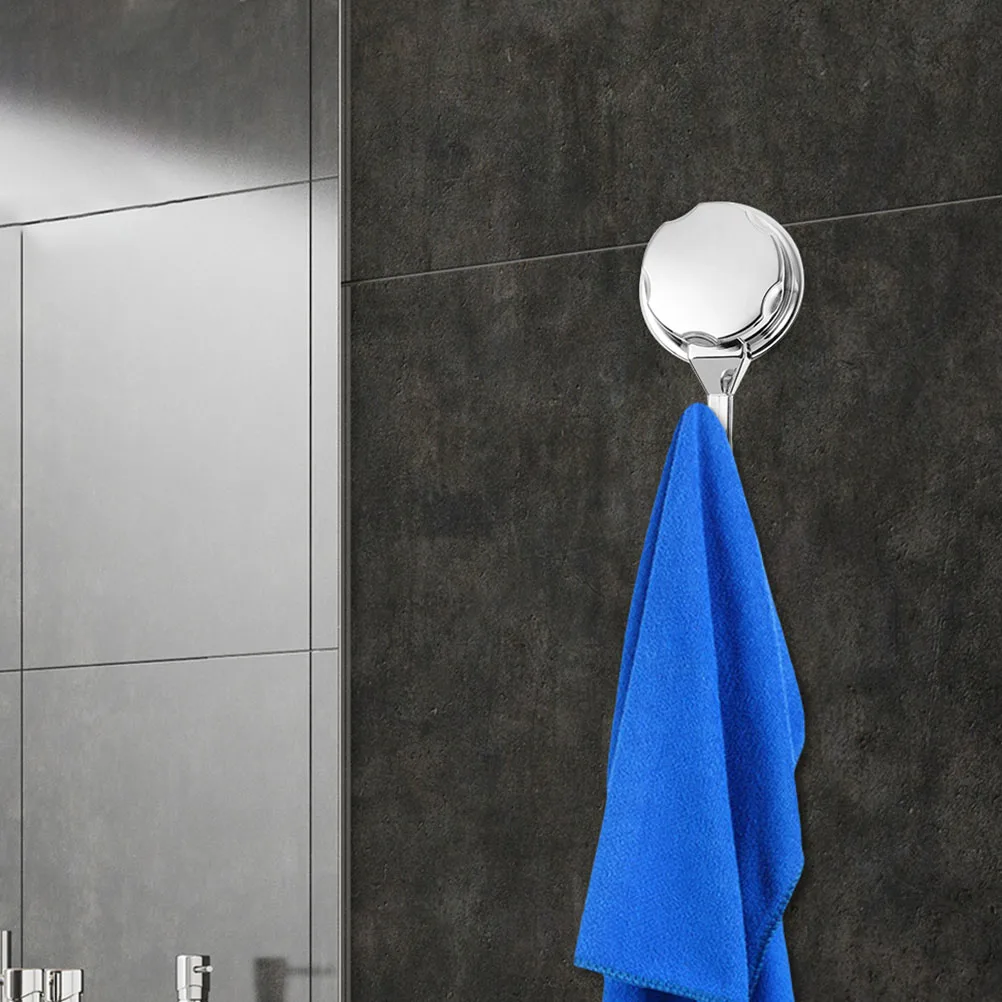 

2Pcs Suction Cup Hooks Heavy Duty Removable Hanging Hook for Bathroom Kitchen Window Glass Mirror Strong Traceless Holder