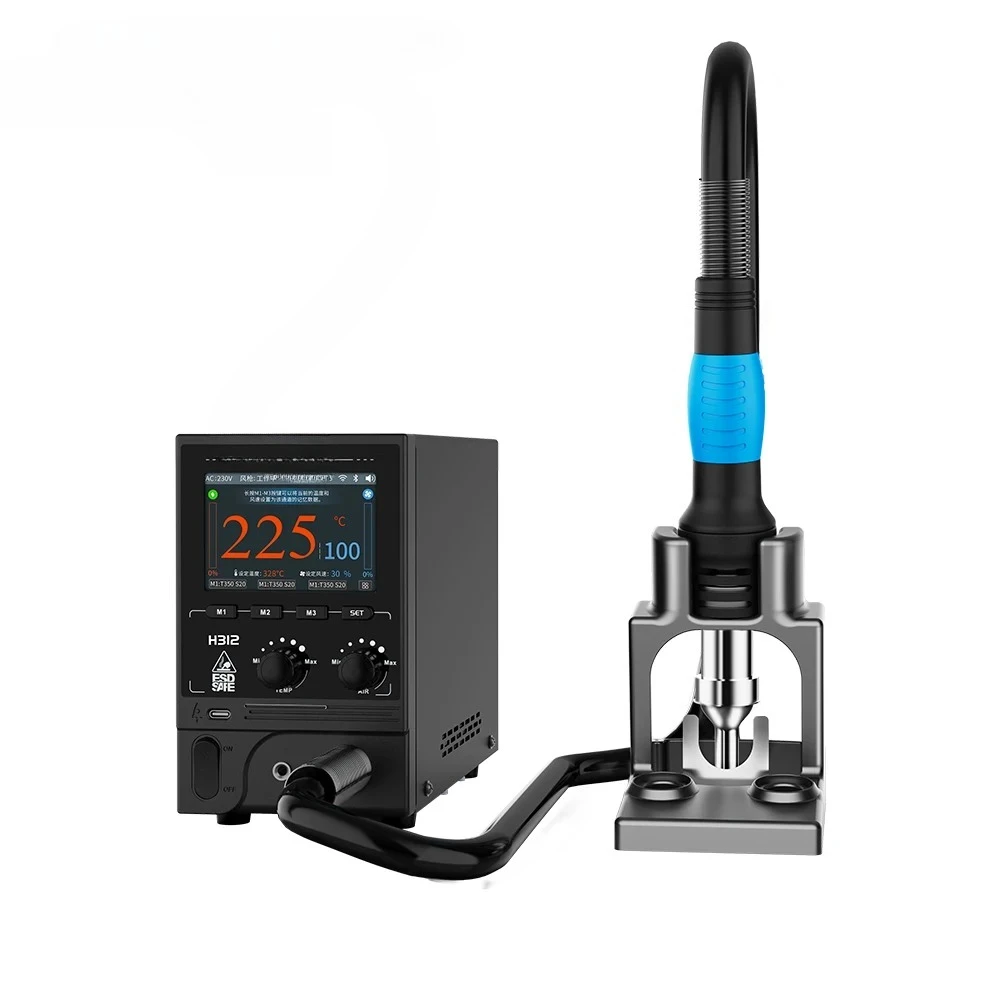 H312 Internet Hot Air Gun BGA Rework Station 1400W Electronic Phones Repair Soldering Desoldering Station tools sets