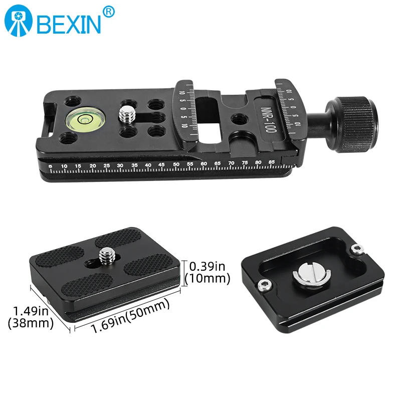NNR Quick Release Clamp Adapter Nodal Tripod Head Slide Rail Plate Clip for Arca Swiss Professional Camera Accessories