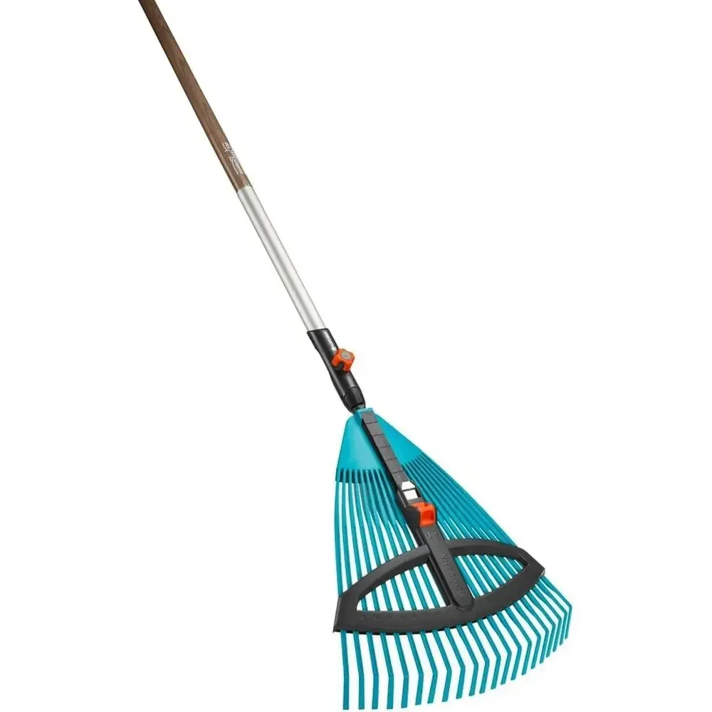 Adjustable Width Plastic Broom Set, 35-52 cm Sweeping Range, Wooden Handle, 20-Piece Box