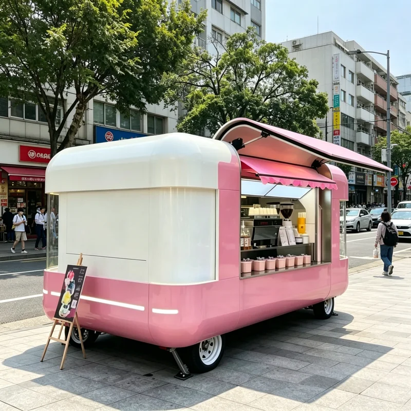 Remolque de Comida Moderno con - Food Snacks Corner reseña y precio