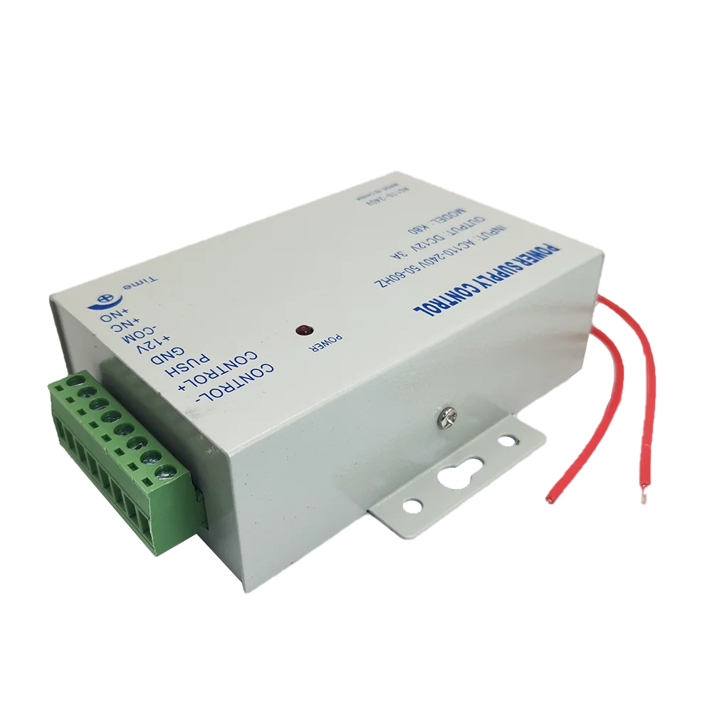 Imagem -03 - Adaptador de Alimentação de Comutação Profissional Fechadura da Porta Sistema Controle Acesso Fonte Alimentação Ac110240v Dc12v3a 12v5a