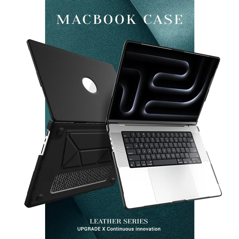 Business Laptop Case for MacBook Pro 16 A2485 A2780 A2991 M2 M1 Pro/Max Chip MAC Pro 14 A2992/A2918 PU leather Laptop Cover case