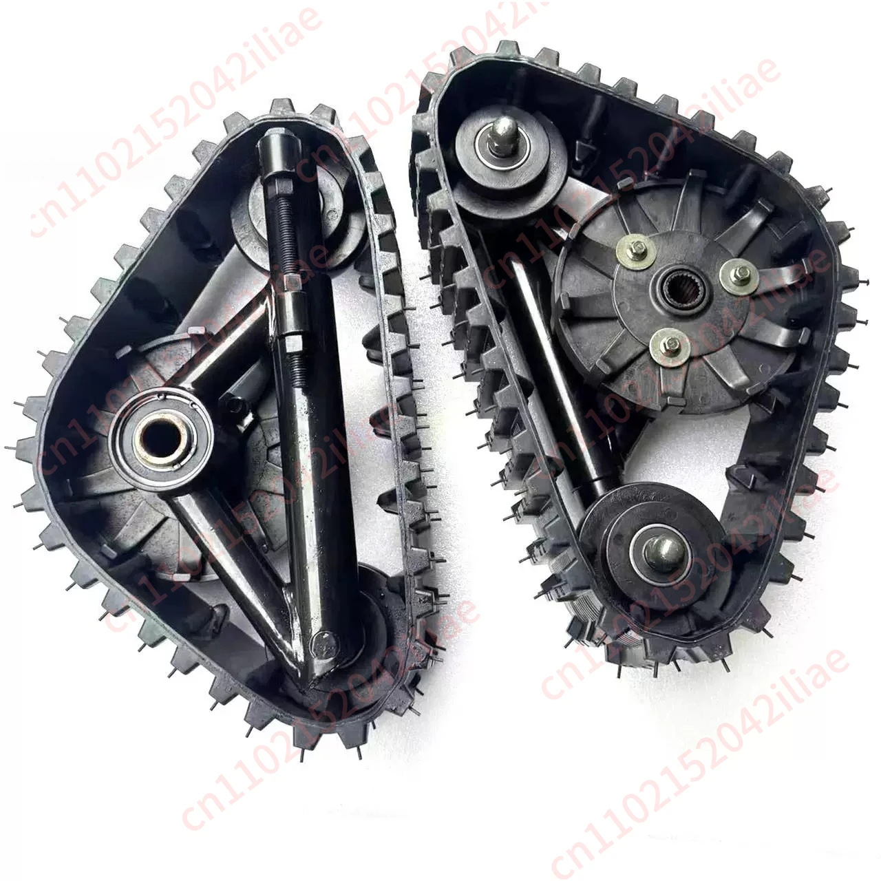 Universal ATV/UTV Snow Tracks Kit (2 Pcs) - Rear Tire Conversion for Off-Road Vehicles