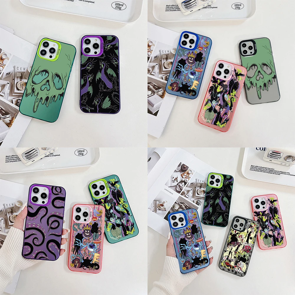 Disney Evil Villain Queen Phone Case for Xiaomi Mi 11 Lite 12T Poco X3 GT NFC F4 X5 Pro 5G Candy Matte Shockproof Back Cover