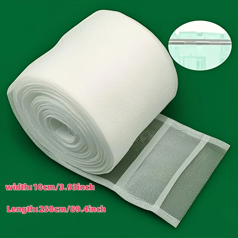 Whole Roll Thickened Nylon Webbing Flat White Transparent Hook Tape Curtain Home Hotel Decor Accessories