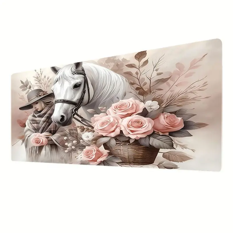 mouse-pad-de-arte-em-ferro-marca-brand-tapete-de-mesa-grande-com-design-floral-de-cavalo-branco-e-rosa-para-jogos-computador-escrita-decoracao-para-casa-e-escritorio