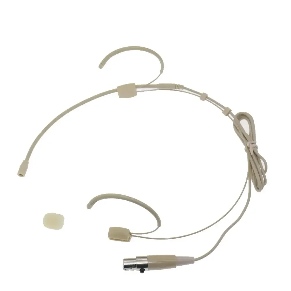 PG66 Strong Two Ears Hooging Headset Microphone For Shure ULX GLX Wireless BeltPack UR SLX Mini TA4F