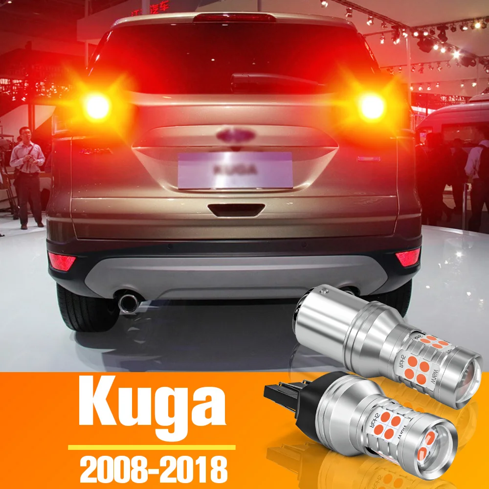 

2pcs LED Brake Light Bulb Accessories For Ford Kuga 1 2 2008 2009 2010 2011 2012 2013 2014 2015 2016 2017 2018