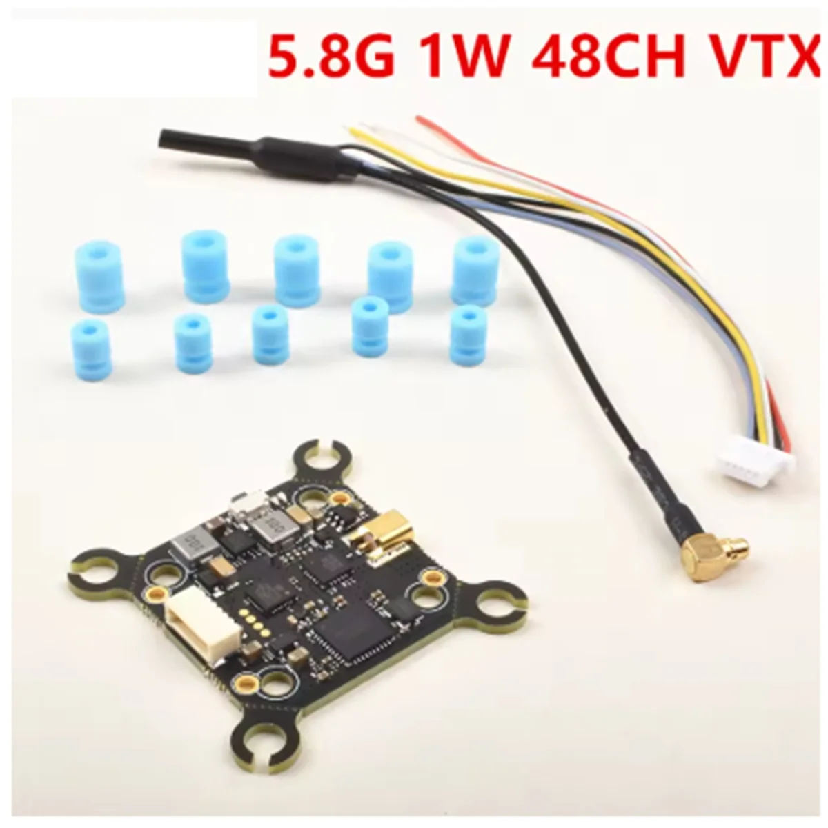 AA87C 5.8G 1000mW 48CH VTX แรงดันไฟฟ้าขาเข้า 7-26V เครื่องส่งสัญญาณ 25 1000mW สําหรับระยะยาว RC เครื่องบิน FPV Drone