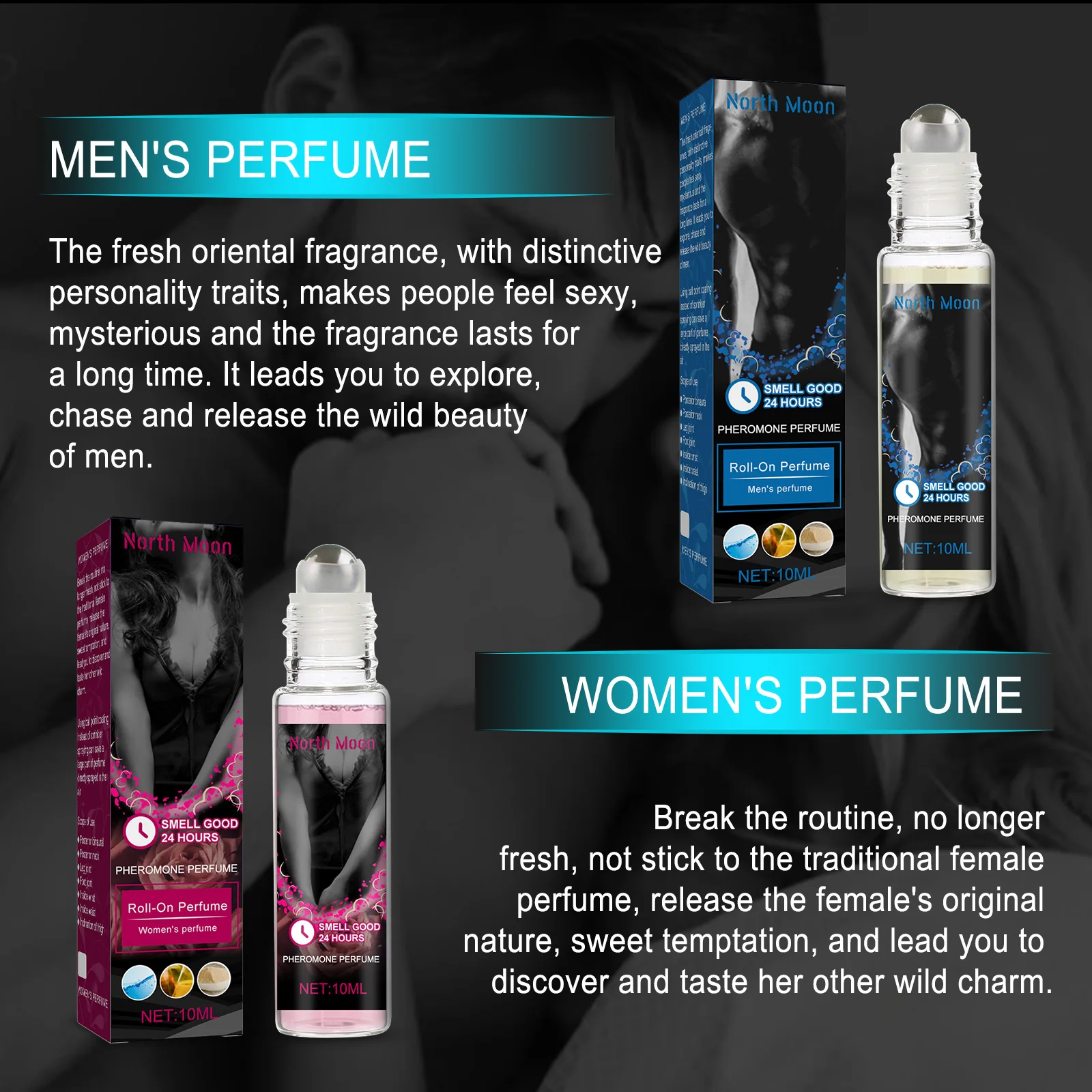 10ml Original Pheromone Essential Oil Perfume Lasting Confidence Charm Venom Body Spray Unisex Dating Pheromones Cologne