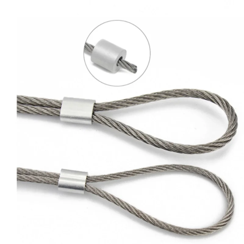 DIN3093 Aluminum Ferrule/Aluminum Oval Shape Sleeve/Stainless Steel Wire Rope Clip
