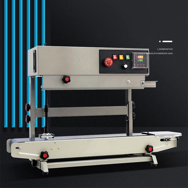 FR900 Automatic Vertical Sealing Machine Household Semi-automatic Aluminum Foil Bag Plastic Bag Tea Continuous Heat Sealing Mach