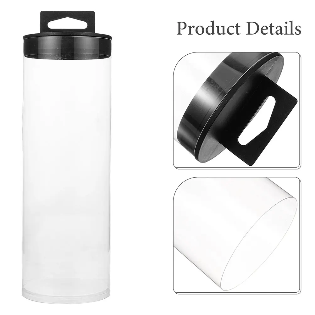 

2Pcs Tennis Ball Container Multi-Function Clear Small Balls Bottle Durable PVC Material Portable Tennis Organizer Storage Holder