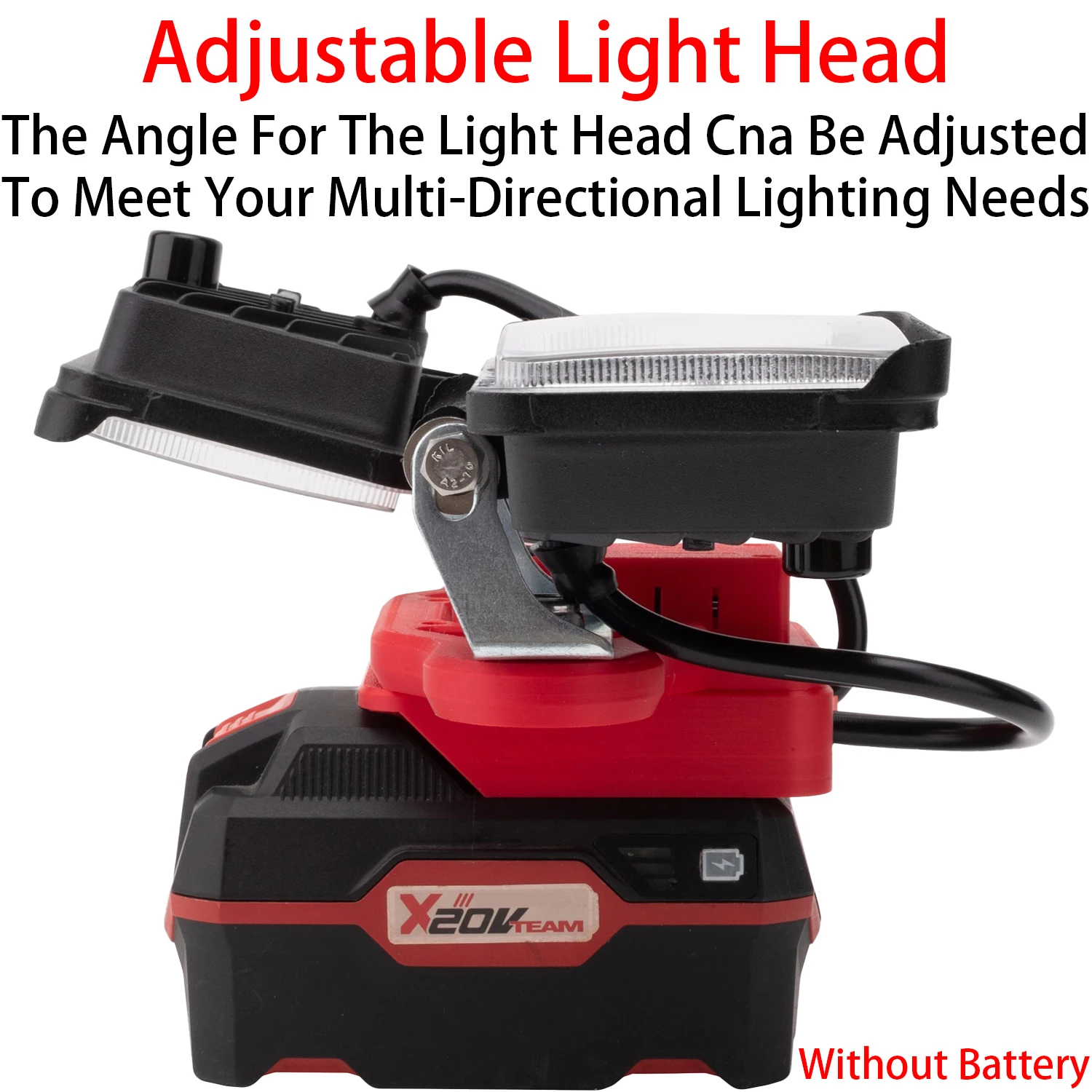 Battery Portable LED Work Light Camping Lantern For Lidl Parkside X20V Li-ion Battery Accessory LED Work Lights Portable Lantern