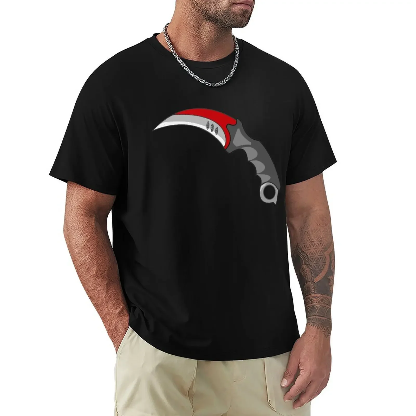 CSGO karambit autotronic T-Shirt cute tops vintage graphic tee mens t shirt graphic