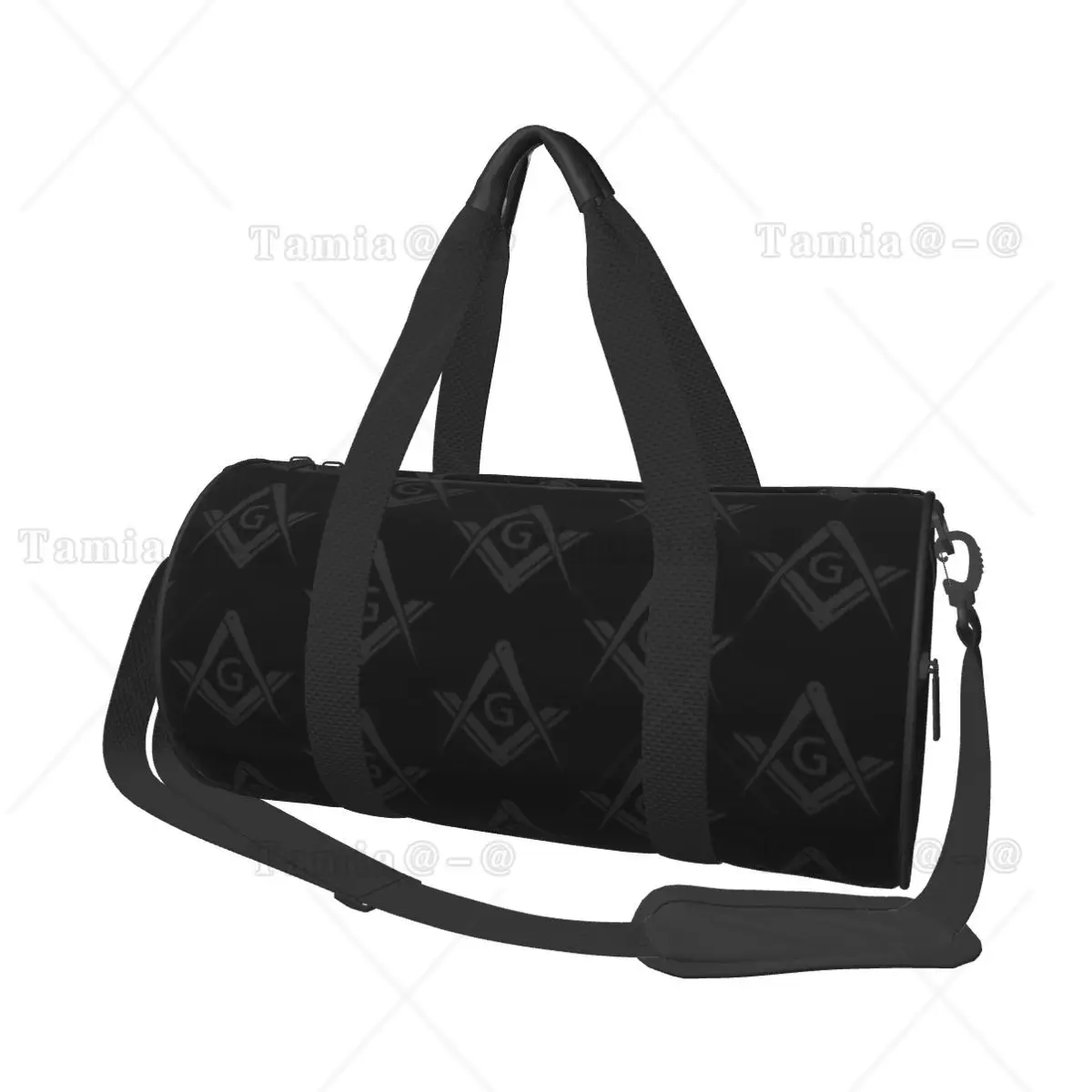 Gym Bag Freemason Logo Sports Bag Large Capacity Compass Mason Symbol Men Women Weekend Print Handbag Funny Luggage Fitness Bag