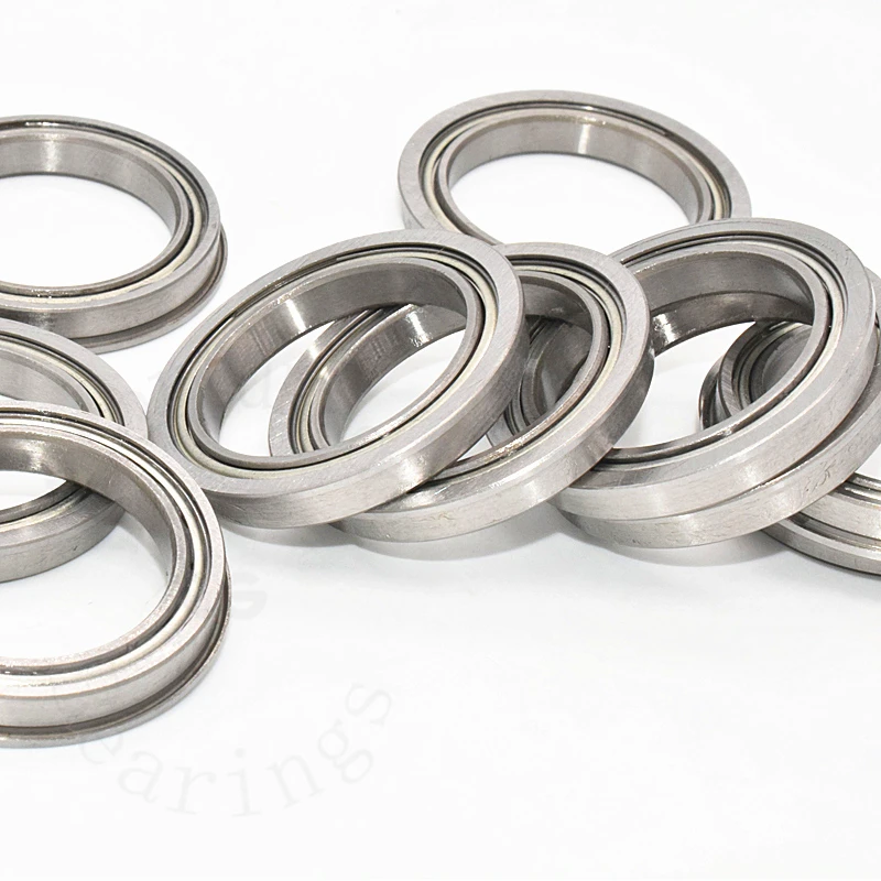 Flange Bearing 10pcs F6704ZZ 6704ZZ 20*27*(28.5)*4(mm) chrome steel Metal Sealed Mechanical equipment parts