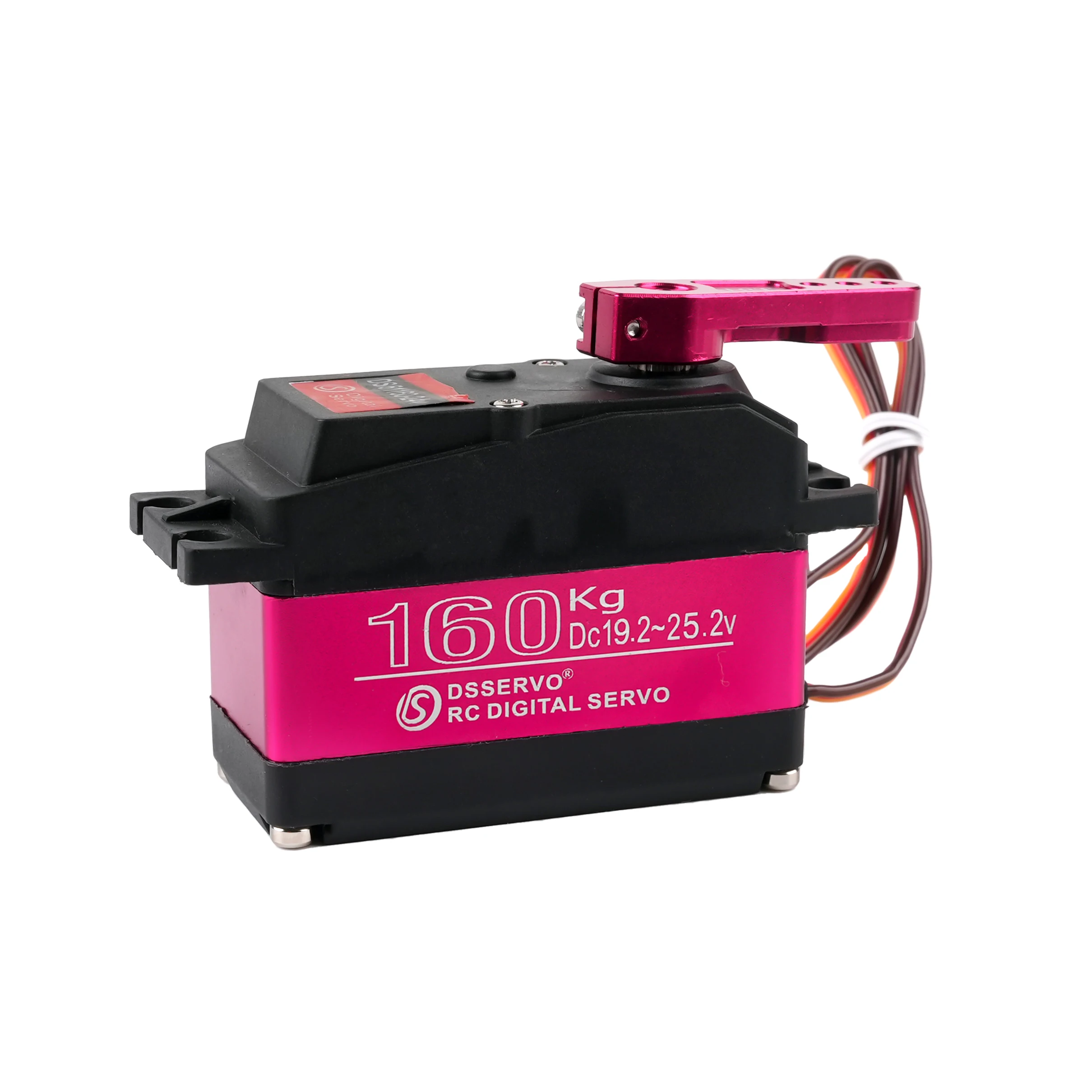 DS51160 Servo digitale da 160 kg 24 V |   Ingranaggio metallico impermeabile a coppia elevata 270 ° /180 ° |   Per veicolo da arrampicata con braccio robot per auto Baja RC 1/5