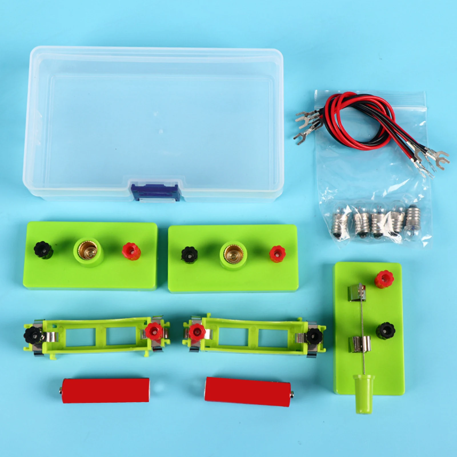 Electricity Experiment Physics Electric Circuit Learning Starter Kit for Kids Children Science Lab Basic Electricity Learning