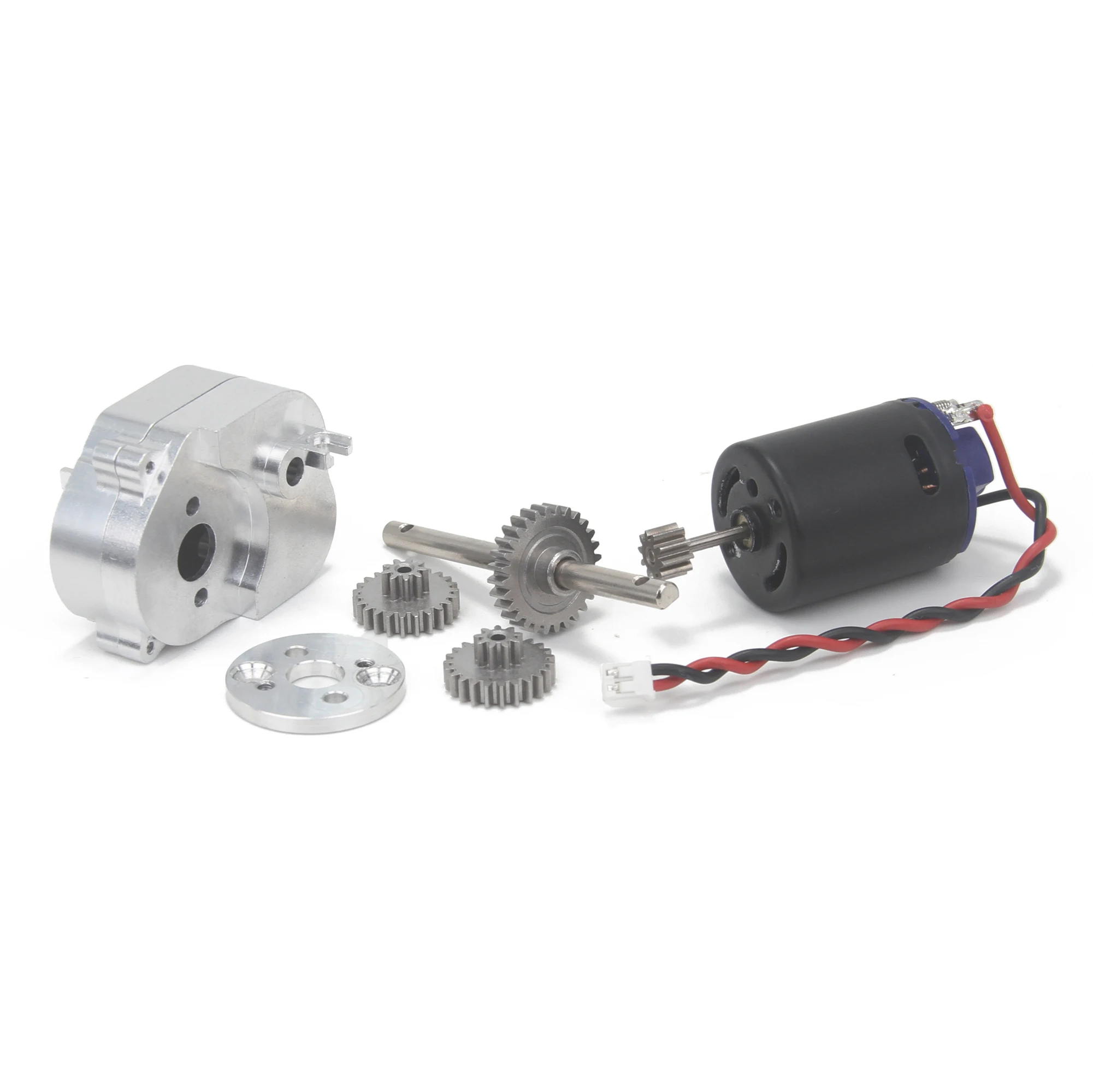 MN 1/12 RCカー アップグレードアクセサリー メタルトランスミッション 370モーター メタルギアボックス メタルギア付き MN82 MN78 MN99S MN168 MN98 LC79対応