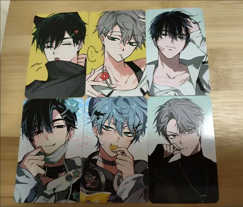 الغريبة المرحلة أنيمي حتى إيفان بطاقة صغيرة صور بطاقات DIY بطاقة بريدية المرجعية أنيمي الملحقات 6 قطعة/المجموعة