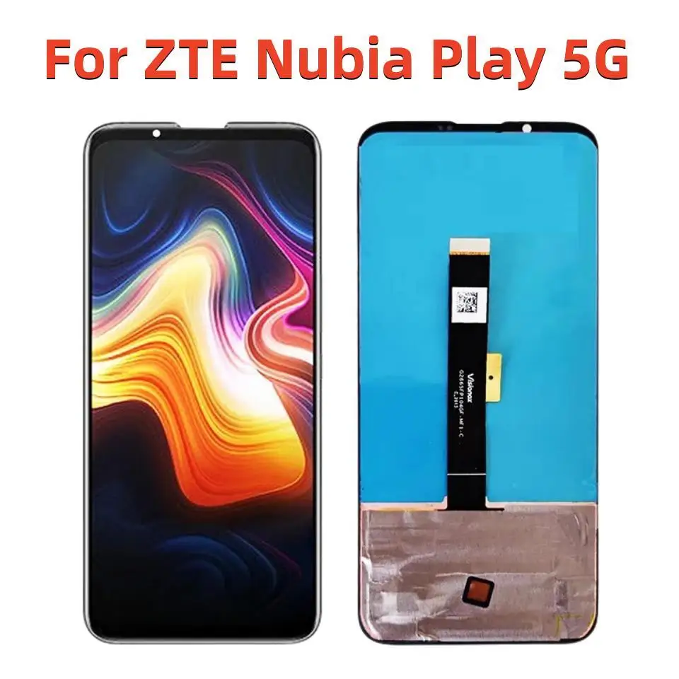 

6.65" Original Amoled For ZTE Nubia Play 5G NX651J LCD Display Touch Screen for nubia Play LCD Digitizer Assembly Repair Parts