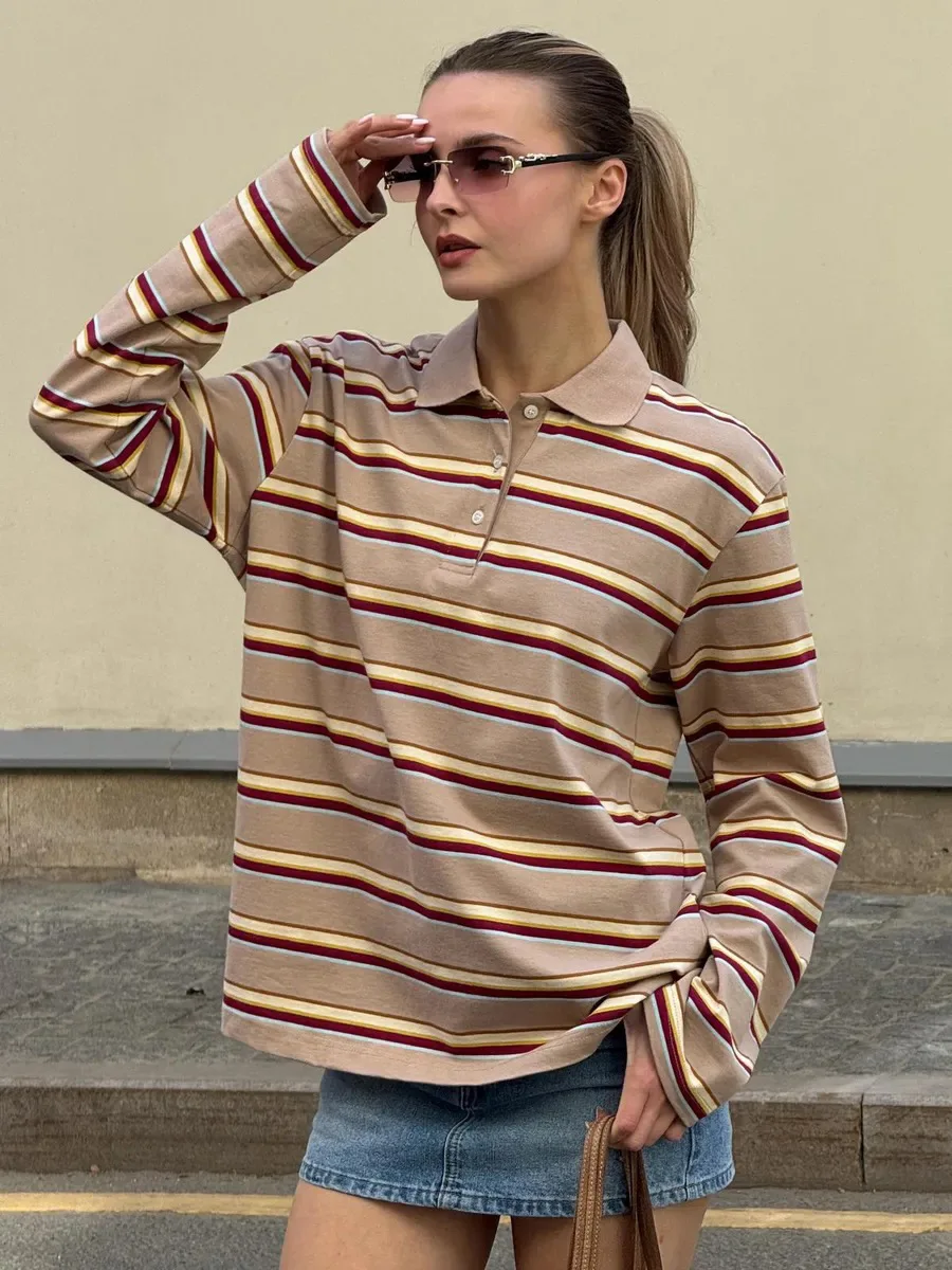 Thumbnail 3 - #60 New Striped T-Shirts Arrivals