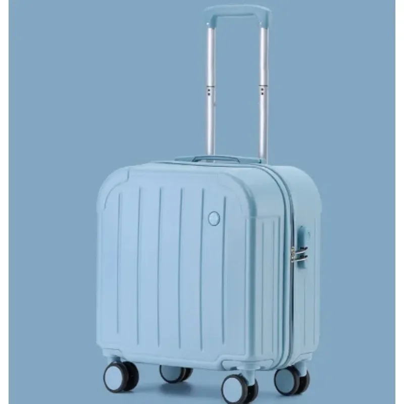 2025 New Luggage Mini Suitcase Small Lightweight  Trolley Case Boarding Code Case Silent Universal Wheel 18-inch
