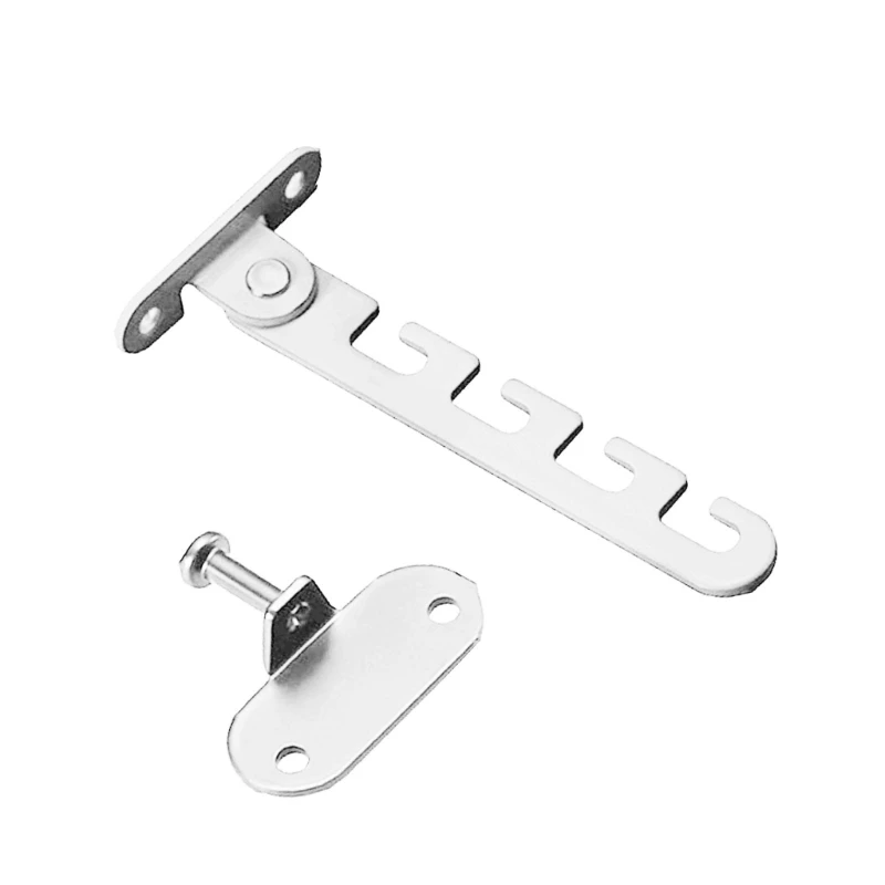 

Carbon Steel Window Lock Tilt Control Window Stopper Adjustable Window Limiters Hardware for Home Office Enduring