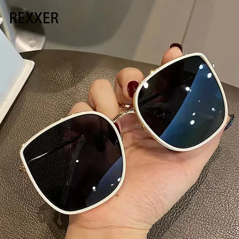 Oversize Square Sunglasses Women Fashion Retro Brand Sun Glasses 2023 Men Black Big Frame Glasses Vintage Eyewear UV400