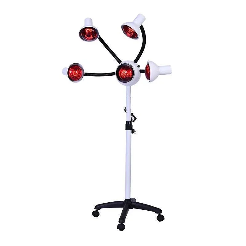 Hair Salon Infrared 5-Head Lamp, Hair Perm Drying Heating Lamp, Sunlight Effect Beauty Treatment Styling Machine
