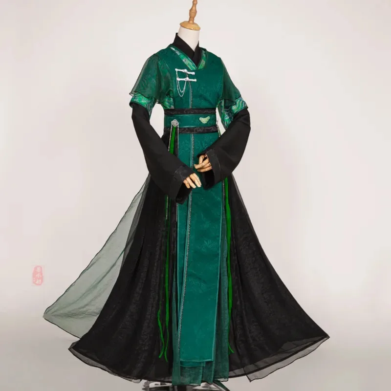 

qq34Anime Tian Guan Ci Fu He Xuan Qi Feng Shi Qingxuan Костюм Qi Rong Косплей Парик Обувь Опора Для Хэллоуина Пар