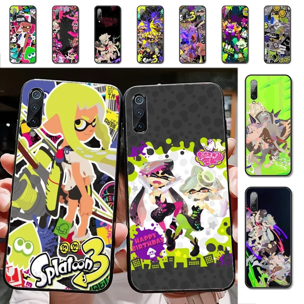 

S-Splatoon Game Phone Case For Xiaomi Mi 5X 8 9 10 11 12 lite pro 10T PocoX3pro PocoM3 Note 10 pro lite