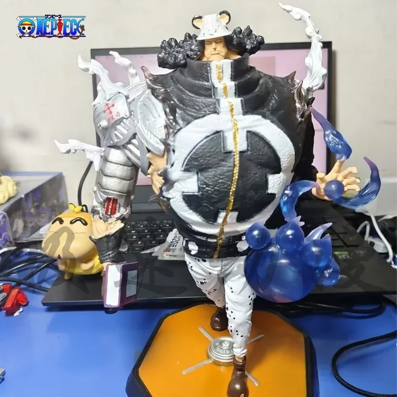 

28cm ONE piece Tyrant Bear Electric Bartholemew Kuma Statue Max Series Gk Action Figure Collectible Model Trendy Toys Kids Gift