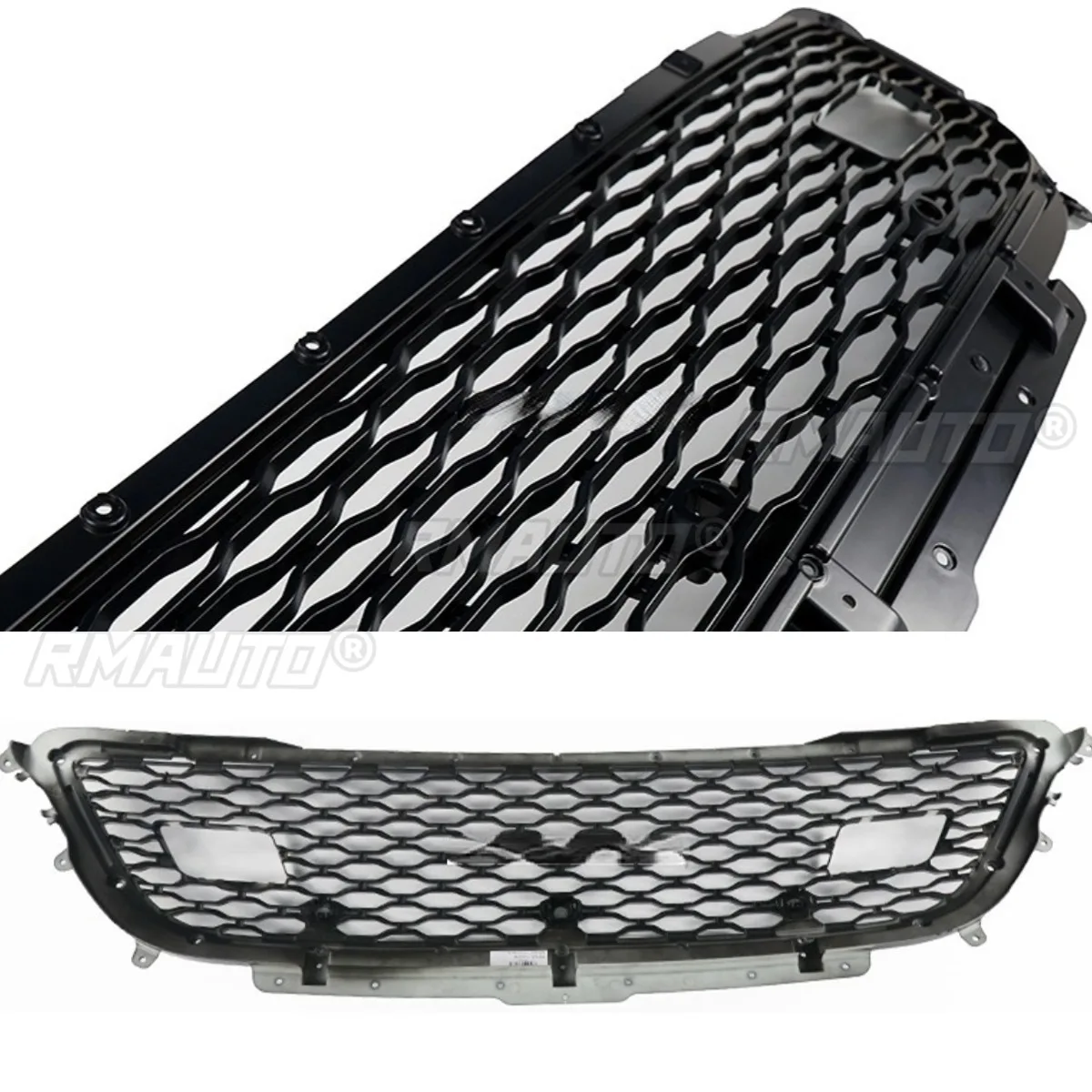 Front Bumper Grill Car Grille Racing Grills Bumper Grill Front Grill Chin Body Kit For Range Rover Velar Exterior Accessories