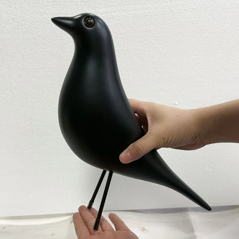 24X27CM Wedding Gifts Handmade Resin Bird Ornaments Feng shui Office Mascot Home Furnishing Decoration Crafts Peace Dove Statue