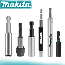 MAKITA Hexagonal Helix Shrinkable Batch Head 6.35mm Super Magnetic Fasten Durable Screwdriver Bits Power Tools Accessories