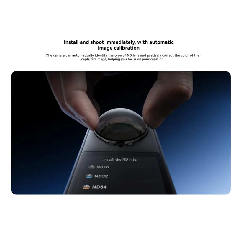 【علامة تجارية جديدة】لمرشحات Insta360 X5 ND تحسين تصحيح الألوان جودة التصوير الفوتوغرافي المحسنة لملحقات Insta 360 X5 #2