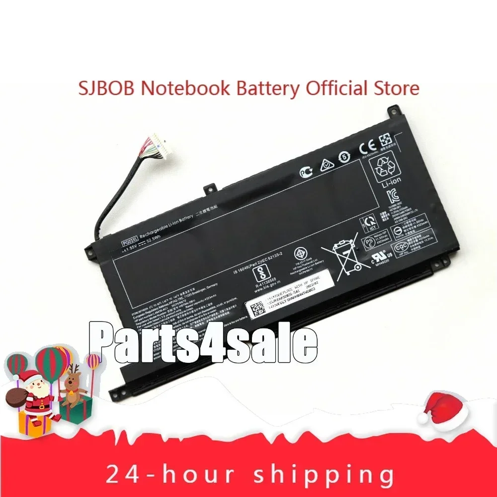 New Genuine PG03XL Battery for HP Pavilion Gaming 15-DK L48430-AC1 L48495-005 Laptop battery