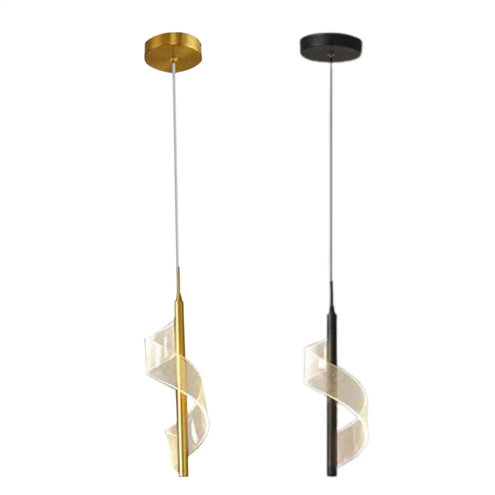 

Подвесной светильник Декор Светодиодные подвесные светильники Спиральный потолочный светильник Люстра для прихожей Фермерский дом Ресторан Магазин Лестница